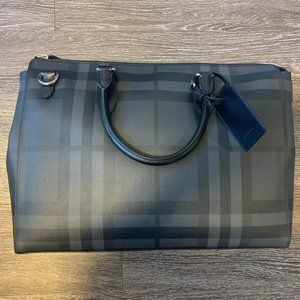 Burberry London Bermondsey Check Large Briefcase